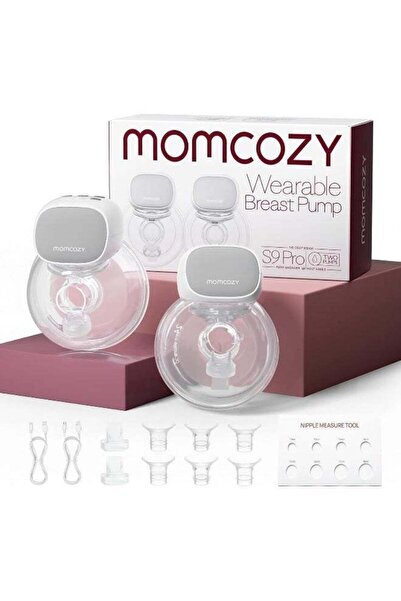 Momcozy ساعة نسائية قابلة للارتداء بمضخة S9 Pro - مزدوجة - بدون استخدام اليدي...
