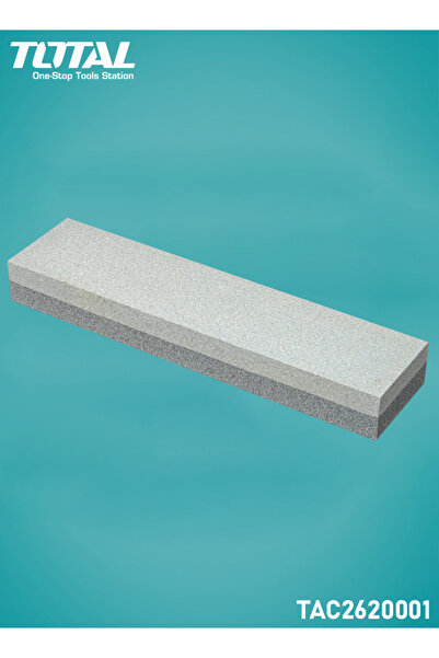 TOTAL 8 Inch Double Sided Sharpening Stone 200mm Knife Chisel Blade Whetstone