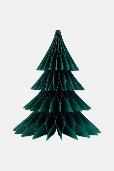 Muy Mucho زينة شجرة عيد الميلاد أوريجامي، باللون الأخضر