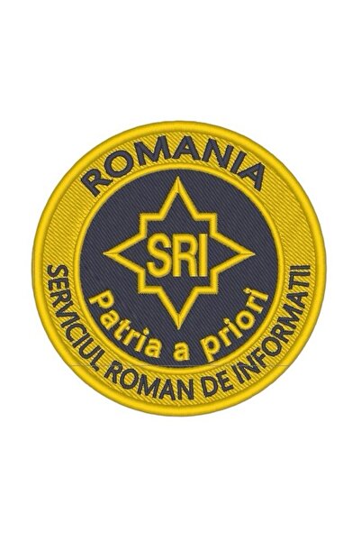 Studioul de Broderie Emblemă brodată - Serviciul Român de Informații