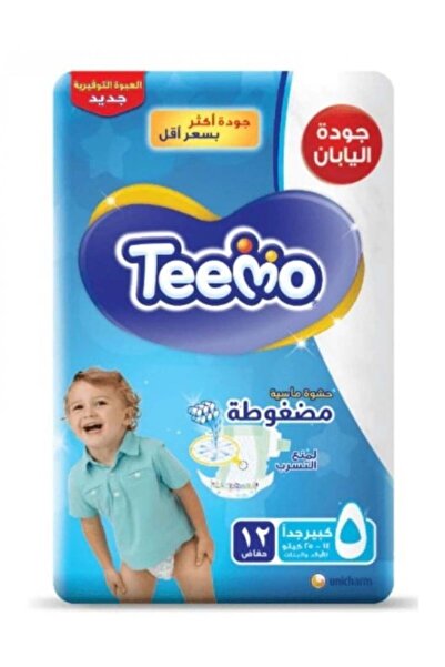 TEMO حفاضات تيمو رقم 5 - 12 قطعة