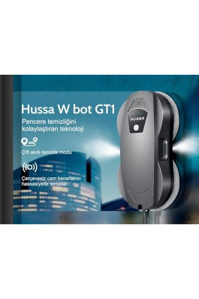 STOREMAX Hussa W bot GT1 akıllı cam temizleme robotu, çift ultrasonik sprey,+...