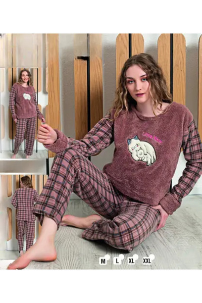 zahyat Women's winter pajamas with beautiful patterns and multiple sizes
