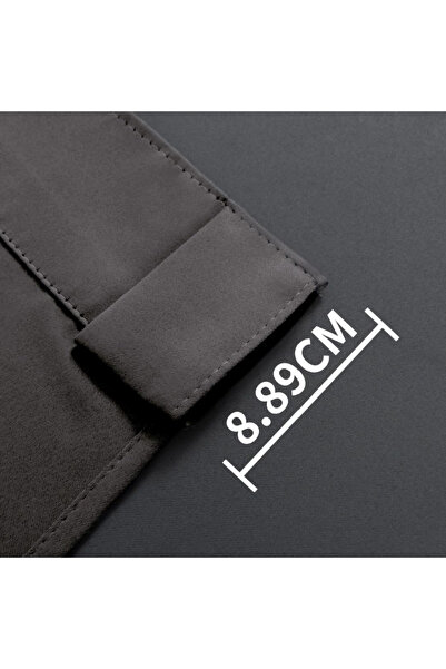 JOYDECO Thermal Blackout Curtains Set of 2 with Concealed Loops – Dark Grey 240x135cm