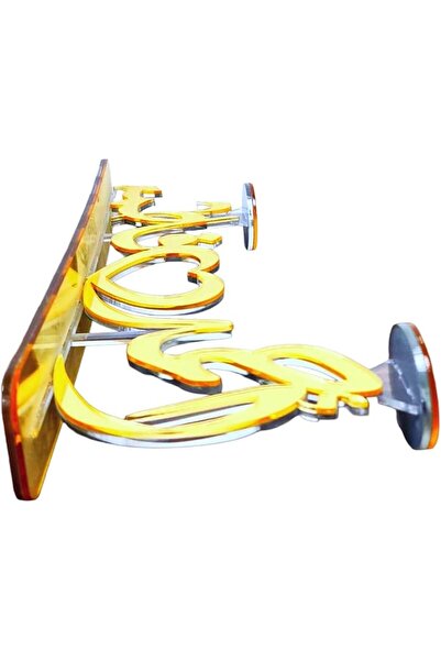 Generic Customizable Acrylic Candle Stand, Personalized Name Design, Elegant Home and Event Decor