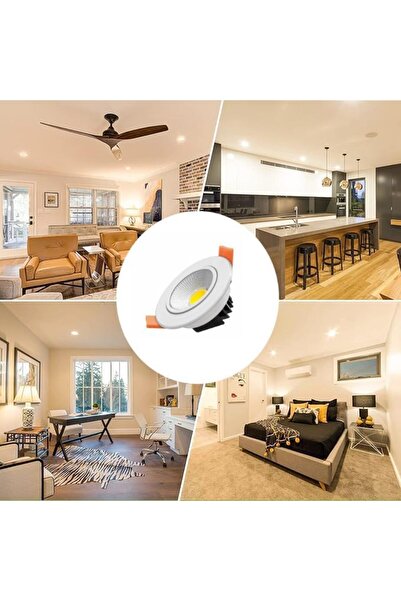 Generic 7W Adjustable LED Downlight – Directional Recessed Ceiling Light for Home & Office