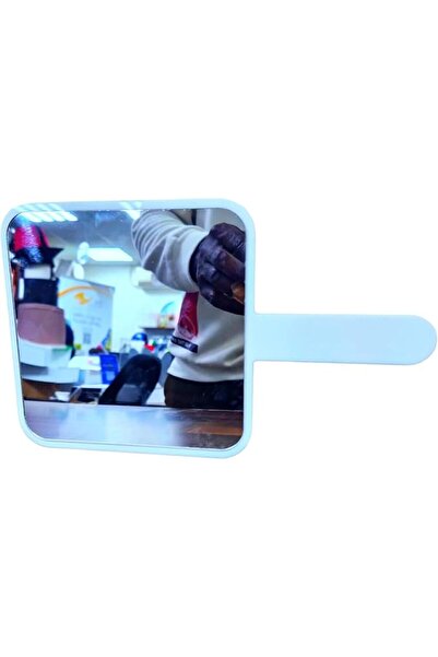 Generic Acrylic Glass Hand Mirror, Lightweight Portable Makeup Mirror for Home, Travel and Beauty Use