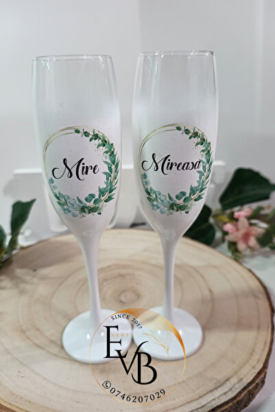 EvB Pahare nunta Mire Mireasa, 2 bucati