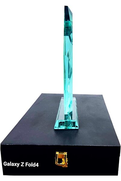 Generic Crystal Glass Award Trophy with Wooden Gift Box