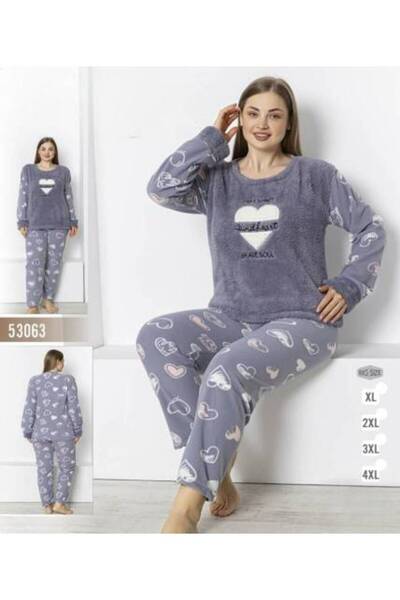 zahyat Women's winter pajamas with beautiful patterns and multiple sizes