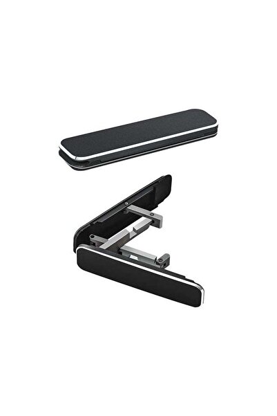 DOMEET IKBEN Multi-Angle Aluminum Cell Phone Kickstand Black