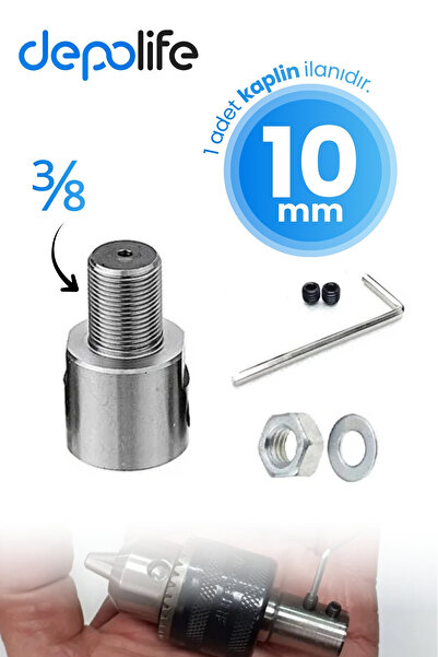 Depolife 10mm Motor Mili Kaplin Vida Seti Okul Proje Ödev Hobi Uygulama 3/8mm...