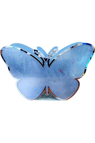 Generic Butterfly-Shaped Acrylic Flower Stand, Modern Floral Display for Tables and Shelves