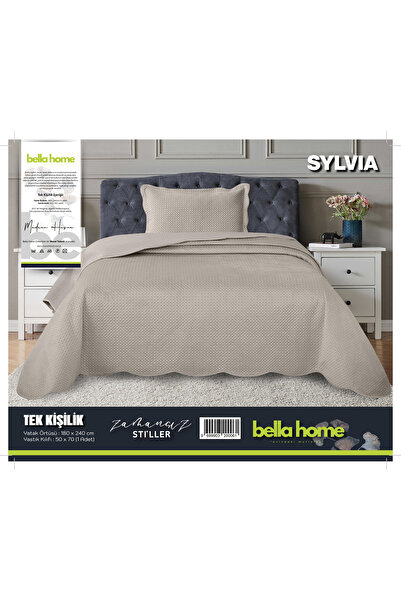 Bella Home Sylvia Bedspread Single Size Beige