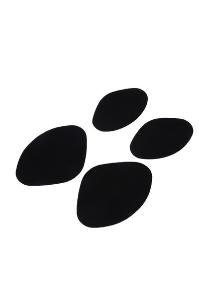 Choice1 رقعة إصلاح قماش الأحذية الرياضية باللون الأسود مكونة من 4 قطع/6 قطع/م...