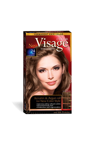 VİSAGE Vopsea de par Neo Keratin & Argan Oil 24 Milk Chocolate