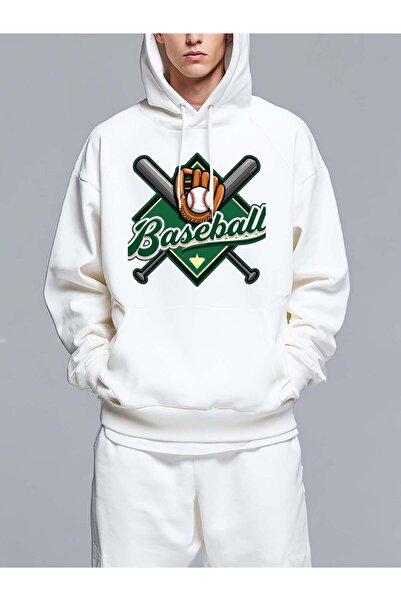 MIXSNOW Oversized Printed Hooded Sweatshirt-Trendy Casual Style Relaxed-Fit Hoodie with Stylish Graphic