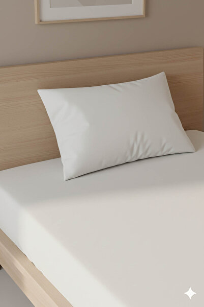 FAVORA 100% Cotton Ranforce Premium Single Bed Sheet Set - White