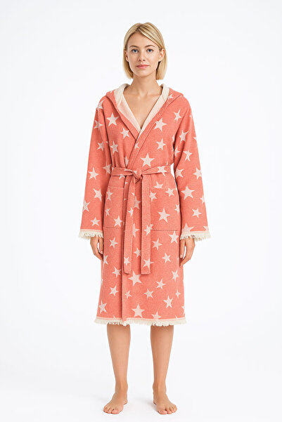 BleMare "Yıldız" Jakar Peştemal Bornoz