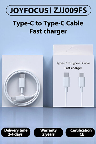 JOYFOCUS كابل شحن USB-C إلى USB-C لأجهزة iPhone و Android و Samsung و Huawei ...