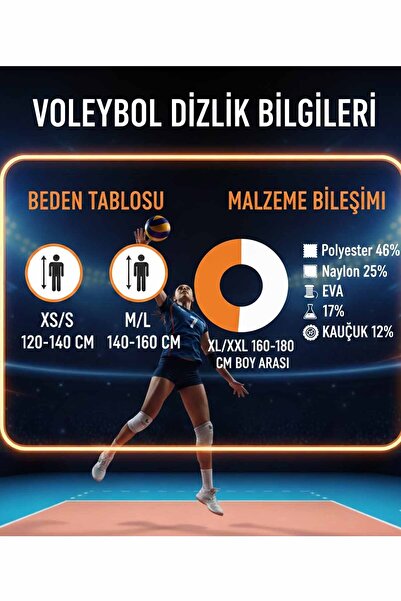 Nike Volleyball Dizlik Essential Volleyball Knee Pad Beyaz