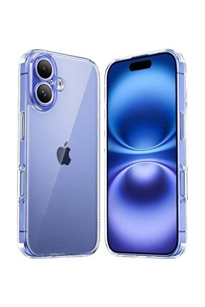 no markte جراب S-Top شفاف لهاتف iPhone 16 Plus - حماية من السقوط ومقاومة للخد...