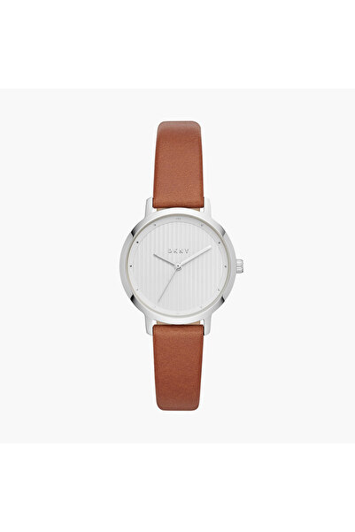 Dkny Women's 32MM Brown Analog Leather Strap Watch | NY2676