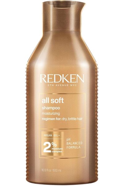 REDKEN All Soft Shampoo for Dry Hair with Argan Oil, 500 ml