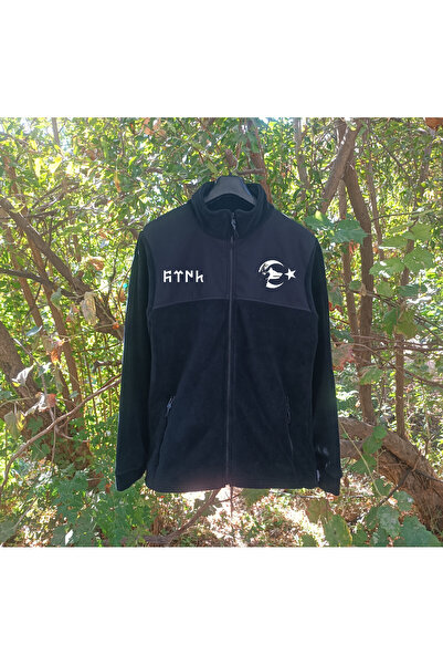 Türk Boyu Göktürkçe Türk Yazılı ve Kurt Sancağı Detaylı Polar Montlarımız