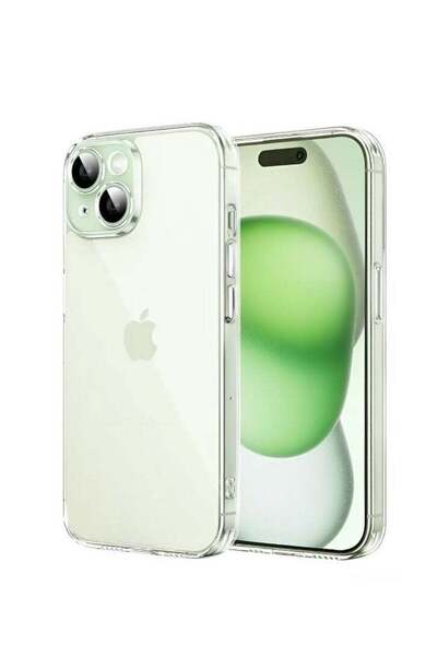 no markte جراب S-Top شفاف لهاتف iPhone 15 - حماية من السقوط، مقاوم للخدوش، مق...