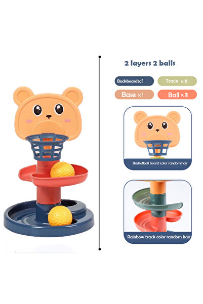 Choice1 لعبة تعليمية مبكرة للأطفال الصغار مكونة من طبقتين من 2 إلى 7 طبقات، م...