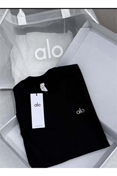 Alo loose-fitting unisex summer short-sleeved T-shirt