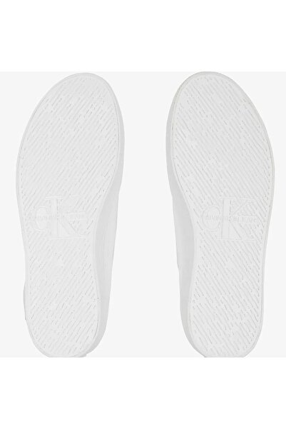 Calvin Klein Jeans Vult Flatform Essential Mono Womens Sneaker Women's Casual Sports Shoes White