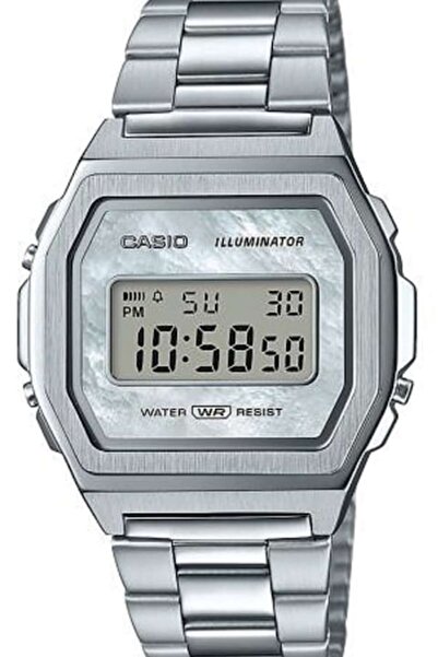 Casio Unisex Watch with Metal Bracelet, Silver