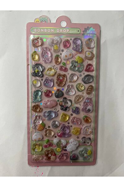 SANRIO Bonbon Drop Japon Dolgulu Sticker Çıkartma