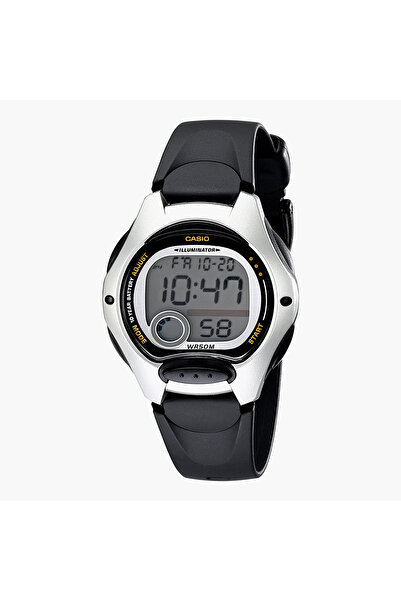 Casio Women Black Digital Resin Strap Watch - LW-200-1AVDF