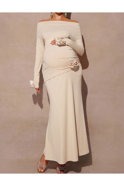 Sheya Shein maxi dress, cream