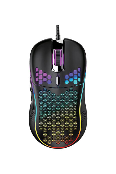 MTL Kablolu RGB Işıklı Grafik ve Oyuncu Mouse - Honeycomb Petek Tasarım 1200 ...