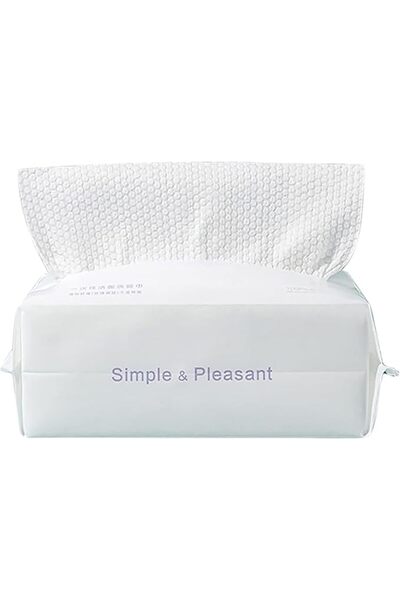 Arabest Soft Face Towel,Extra Thick Disposable Cotton,Makeup Removing Reusable (100 Sheets)