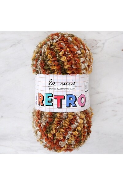 Marsilyan La Mia Retro Marbled Hand Knitting Yarn - Lm2601