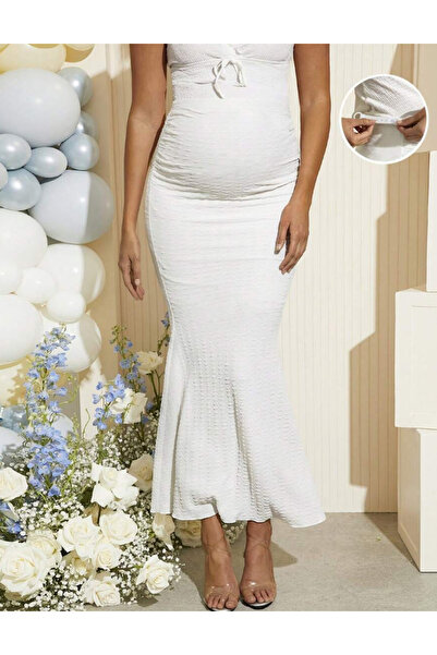 Sheya Shein maxi skirt, white