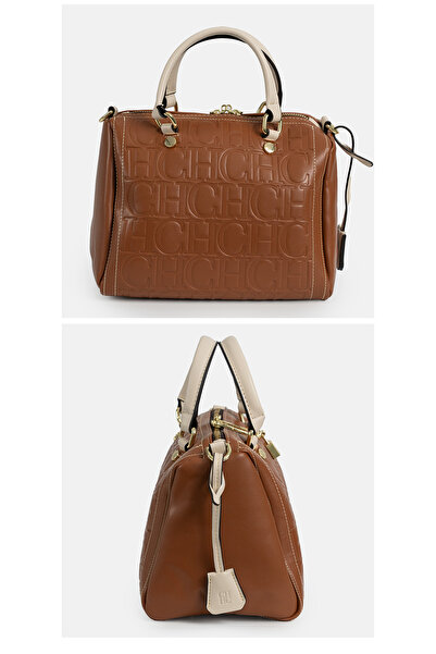 Ch CHCH Light Luxury Fashion Embossed Women's Handbag, Vintage Shoulder Bag