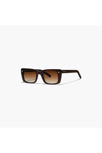 30Sundays THAT'S WOW Brown Lens 51 mm Rectangle Sunglasses