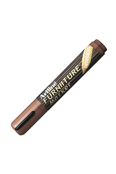 Badem10 Anthracite Color Furniture Touch up Pen Wood Table Coffee Table Cabinet Pen Hardwood Scratch Remover Crack Filler