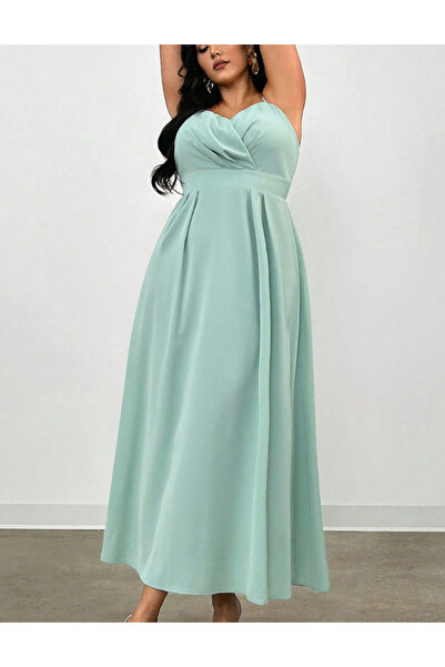 Sheya Shein Curve+ midi dress, green