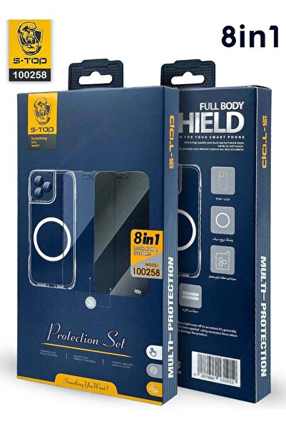 no markte أقوى حزمة حماية من S-Top 8 في 1 لهاتف iPhone 16 Plus
