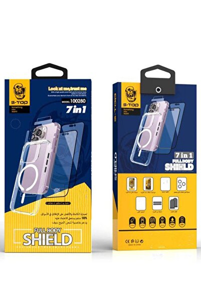 no markte مجموعة حماية كاملة لهاتف آيفون 15، 7 في 1