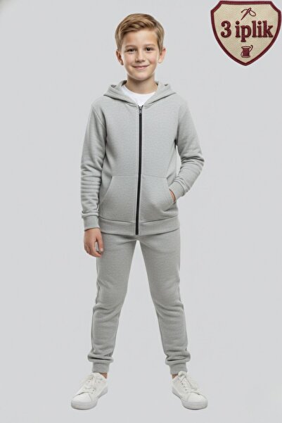 armicem Σετ αθλητικής φόρμας για αγόρια 3 νήματα Σ επένδυση fleece με φερμουά...