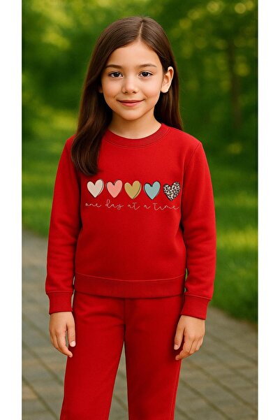 playwear Παιδικό Φούτερ Σετ Ρούχων MINI HEART με στάμπα για Κορίτσια και Αγόρ...