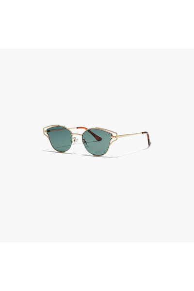 BlackOut HYPATIA Green 54 mm Cat Eye Sunglasses